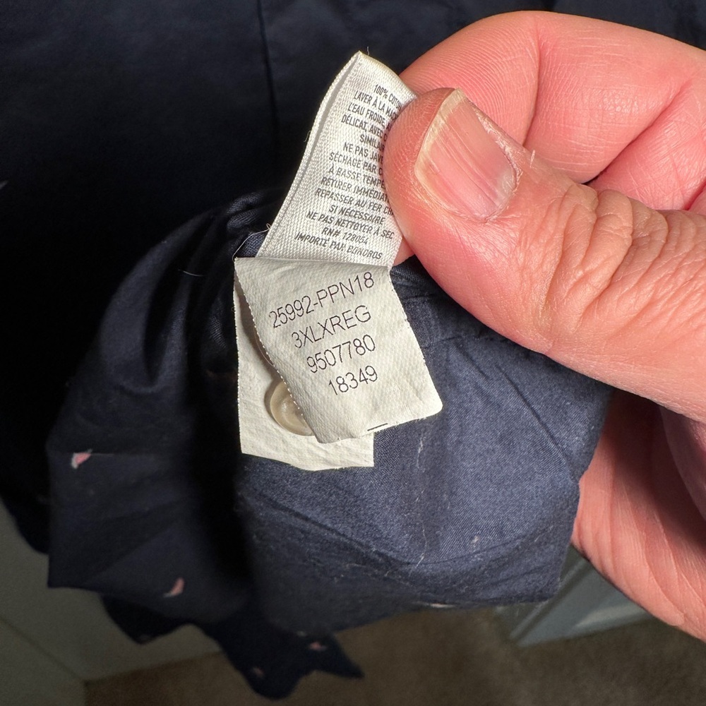 BONOBOS - 🦈 Shark Fin Short Sleeve Button Down Shirt in Prominent Fit, 3XL - Picture 9 of 10